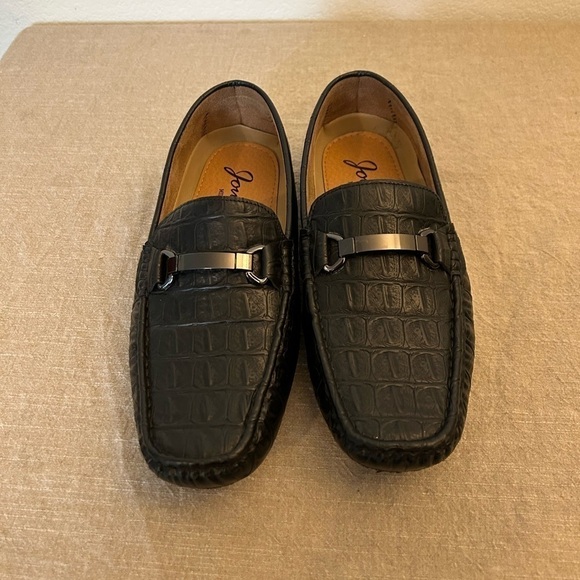 JousenMen's Loafers Crocodile Printed Casual Mens Slip On Shoes size 9 - Picture 2 of 7